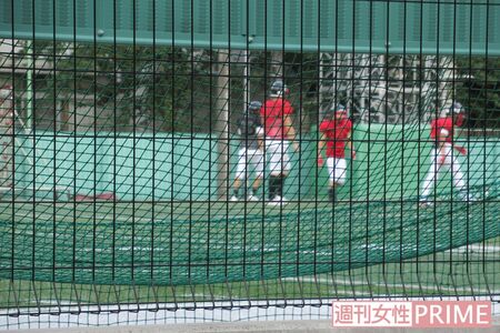 6月29日から選手全体の合同基礎練習を再開したが、今秋の公式戦の出場資格は得られなかった＝7月30日撮影