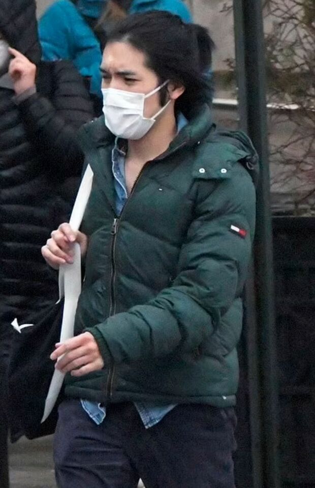 NY州の司法試験に臨んだ小室圭さん（『デーリー・メール』より引用）