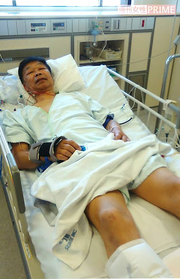 入院中の入船亭扇海さん