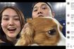 地区優勝後に投稿された大谷翔平と真美子さん、デコピンの家族写真（公式インスタグラムより）