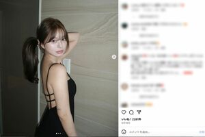 髙橋藍選手との交際が報じられたインフルエンサーのuka.（公式インスタグラムより）