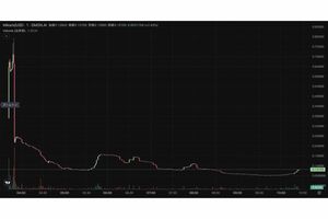 三上悠亜の暗号資産『MIKAMIコイン』はローンチ直後に大暴落している（2025年5月8日時点『GMGN.AI』より）