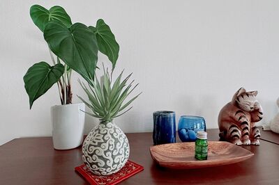 インテリアはシンプル＆ナチュラルな色みでまとめている