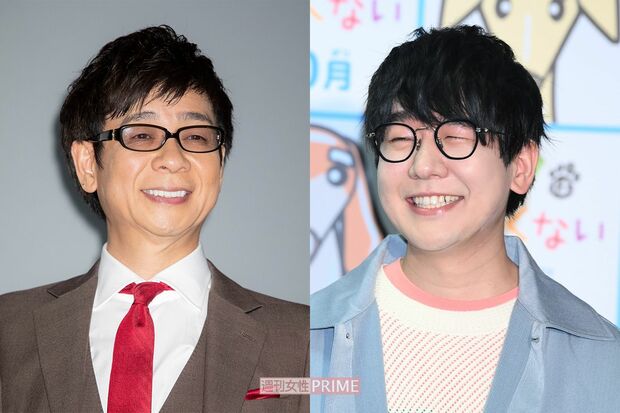 山寺宏一（左）、花江夏樹