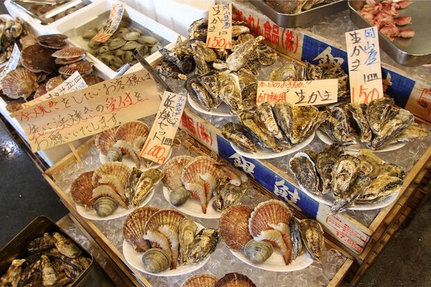 道の駅日立おさかなセンター【茨城】の新鮮な魚（写真提供／浅井佑一）