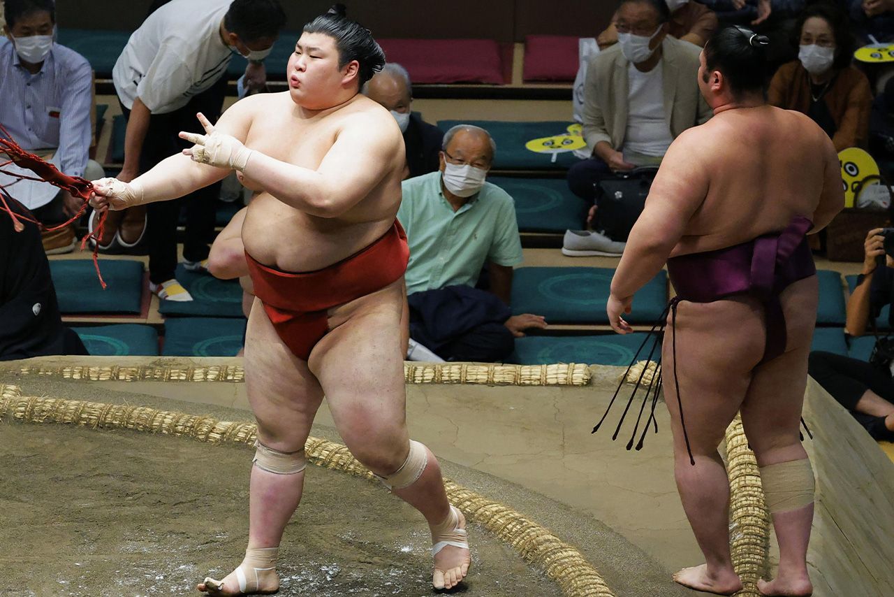 熱海富士】2日連続金星で540万円超！ 懸賞金への“無邪気な笑顔”に反響