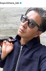 『風間公親-教場0-』第４話の告知と共にアップした木村自身の写真(本人インスタグラムより)