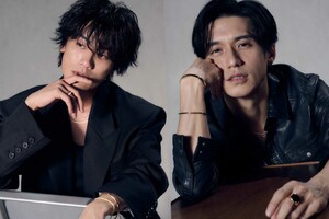 自らがモデルを務める錦戸と赤西（JeRagen公式HPより）