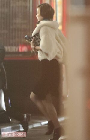 『ドクターX』打ち上げにて。走って会場入りする米倉涼子