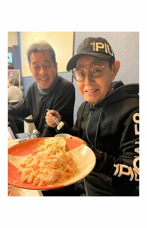 親友・井上順と海鮮料理を堪能した加藤茶。今回も笑いが絶えない食事会に