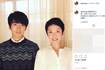 親子ツーショット(蓮舫インスタグラムより)