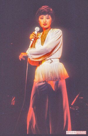 東京・帝国劇場で『山口百恵リサイタル』を開催。この数日後、恋人宣言を行う（'79年10月）　撮影／週刊女性写真班