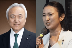 “福岡県議会のドン”こと、蔵内勇夫議長(議会の公式サイトより)と福岡県・大田京子議員(公式Xより)