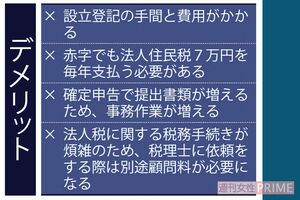 個人で会社を作るデメリット