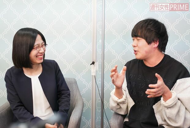 たかまつななと村本大輔のトークは大白熱！