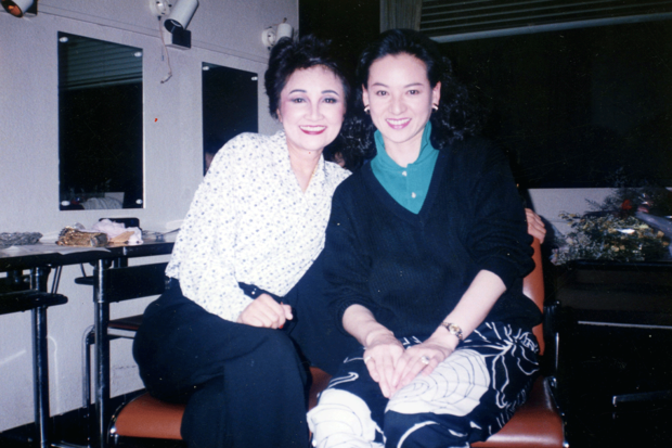 夏樹陽子、雪村いづみさんとの貴重ツーショット