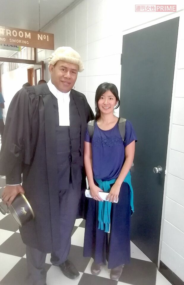 フィジーの裁判官と 写真/原口さん提供