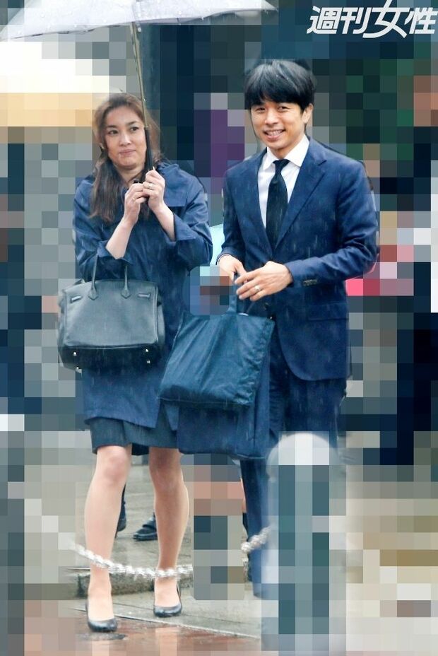 井ノ原快彦『あさイチ』生放送後、長男の入学式に出席撮（'16年4月）