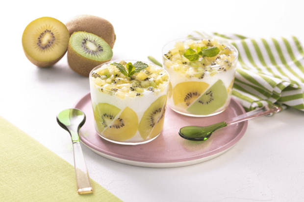 マシュマロ塩キウイムース