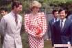1986年、イギリスのチャールズ皇太子とダイアナ妃を京都・修学院離宮で迎えられた天皇陛下