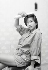 1984年8月『週刊女性』の企画「本番5分前」でオフショットを披露した堀ちえみ。17歳のころ