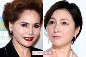 デヴィ夫人(左)と広末涼子