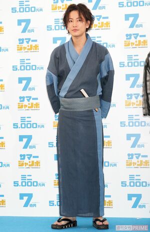 『るろうに剣心』では常に和服で臨んでいた佐藤健