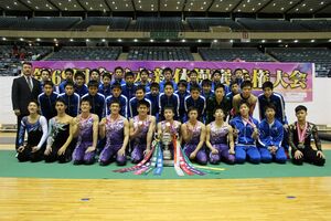 2016年の全日本選手権にて。インカレの15連覇に続き、全日本も12回目の優勝