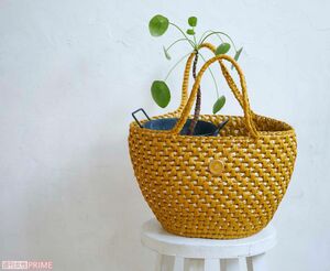 『3時間でできるかごバッグ』 撮影/廣瀬靖士 スタイリング/川村繭美