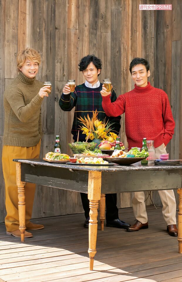 稲垣吾郎、香取慎吾、草なぎ剛（'20年）　撮影／アライテツヤ
