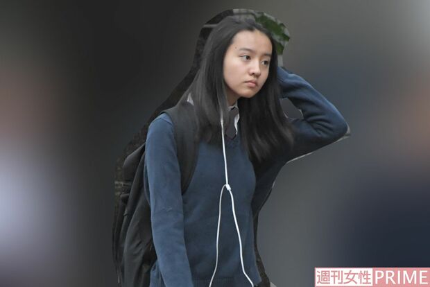 '18年11月下旬、下校途中のKoki,