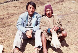 ペルー、アンデス山脈のケロ村にて