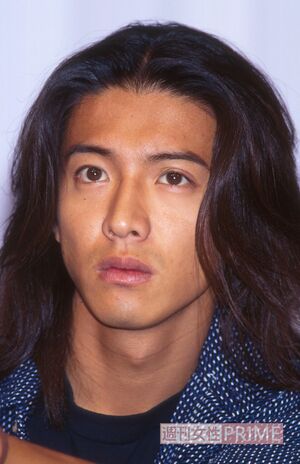 長髪の木村拓哉