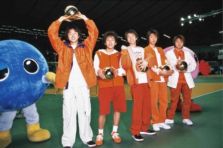 '00年3月『春の高校バレー』イメージキャラクター就任