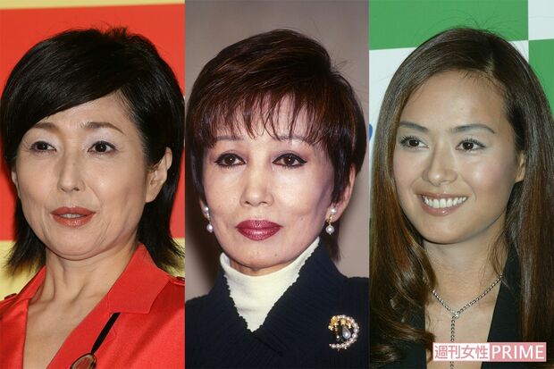 『男はつらいよ』に欠かせなかった女優たち。（左から）竹下景子、浅丘ルリ子、後藤久美子