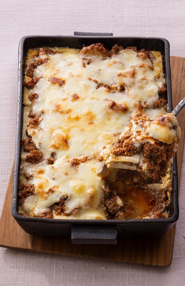 押し豆腐で簡単！ラザニア