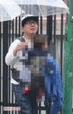 悪天候でも気分が踊る、田中裕二パパ