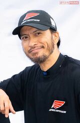 2025年7月6日、富士スピードウェイの二輪ロードレースに出場し、2位に入賞した長瀬智也