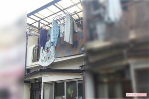 事件現場となった寺本由美容疑者の自宅