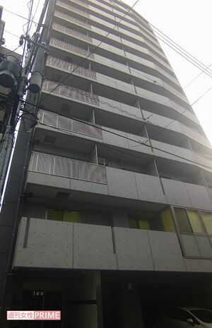 山坂容疑者の自宅マンション