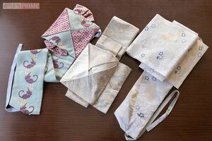 大切な帯を切らずに残したいという気持ちから生まれた「造り帯」