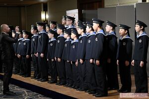 合唱団全体には約30か国のメンバーがいる。今回の公演に参加する日本人メンバーは3名（撮影／渡邉智裕）