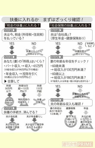 扶養に入れるかをざっくり確認!