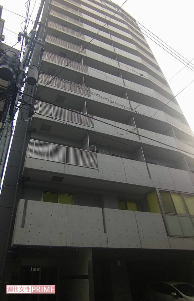 山坂容疑者の自宅マンション