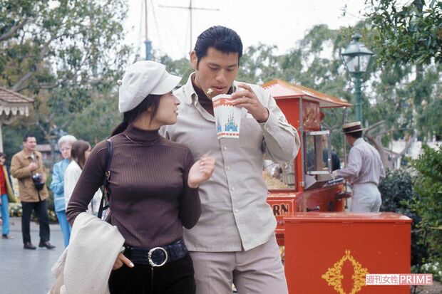 元妻・倍賞美津子と海外でデートを楽しむアントニオ猪木さん（1972年撮影）