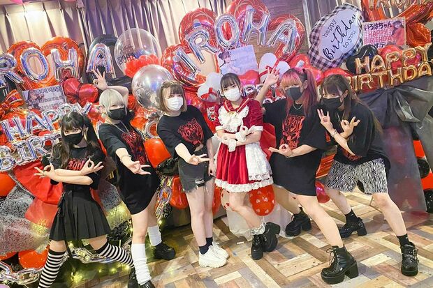 2021年5月16日に行われた「プランクスターズ」田中いろはの“生誕祭”（ツイッターより）