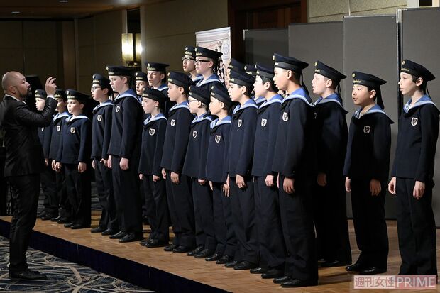 合唱団全体には約30か国のメンバーがいる。今回の公演に参加する日本人メンバーは3名（撮影／渡邉智裕）