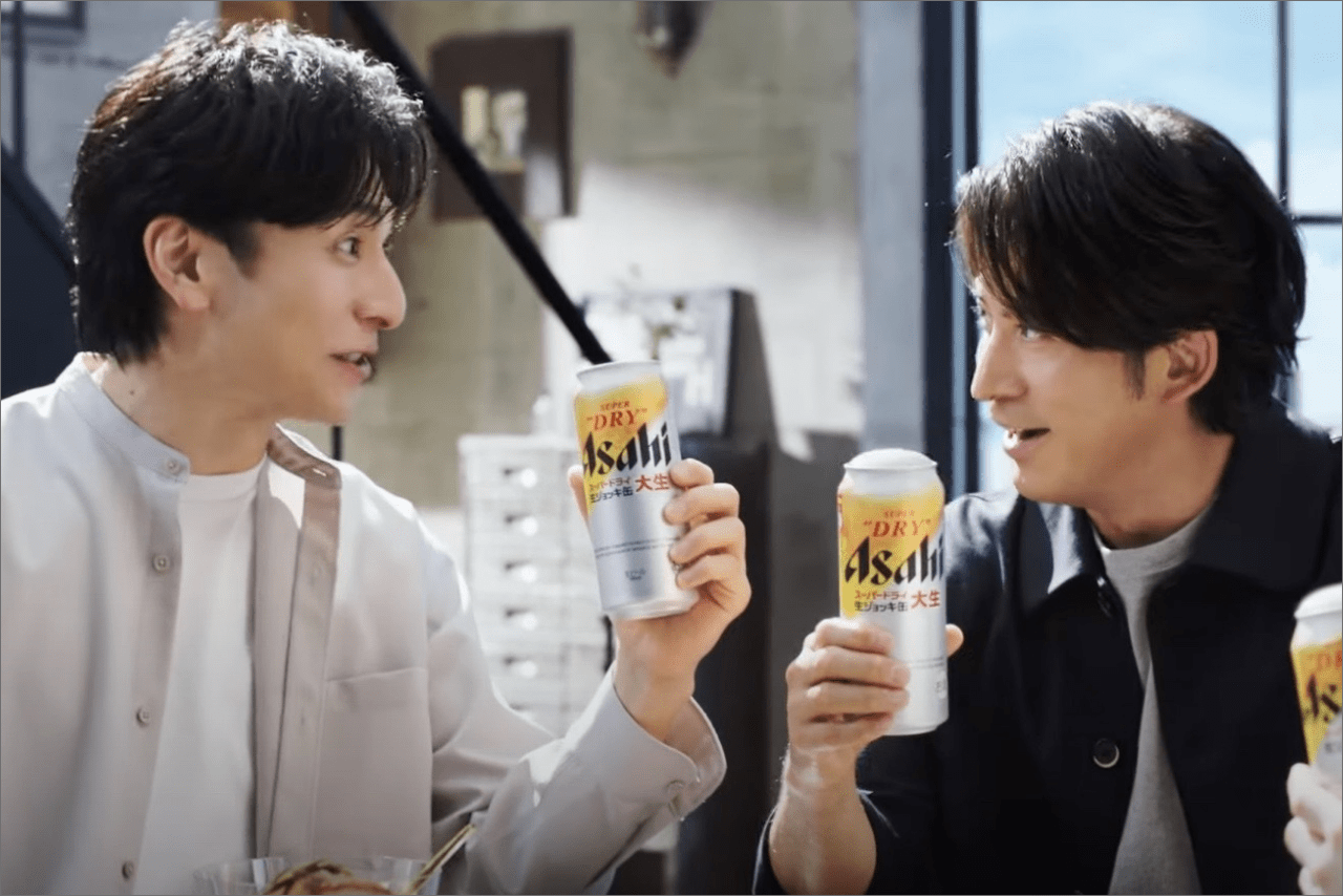 アサヒ　岡田准一　生田斗真　ポスター 画像・写真】アサヒビールのCMに復帰した生田斗真と岡田准一に