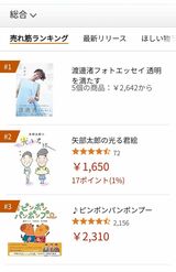中居正広監修の絵本が3位にランクイン（1月27日時点、販売サイトより）
