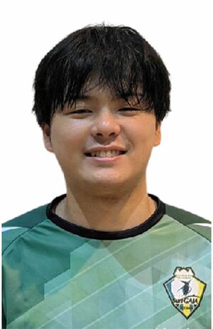 2024年11月に公開された内定選手紹介に載っている今野選手（チーム公式サイトより）